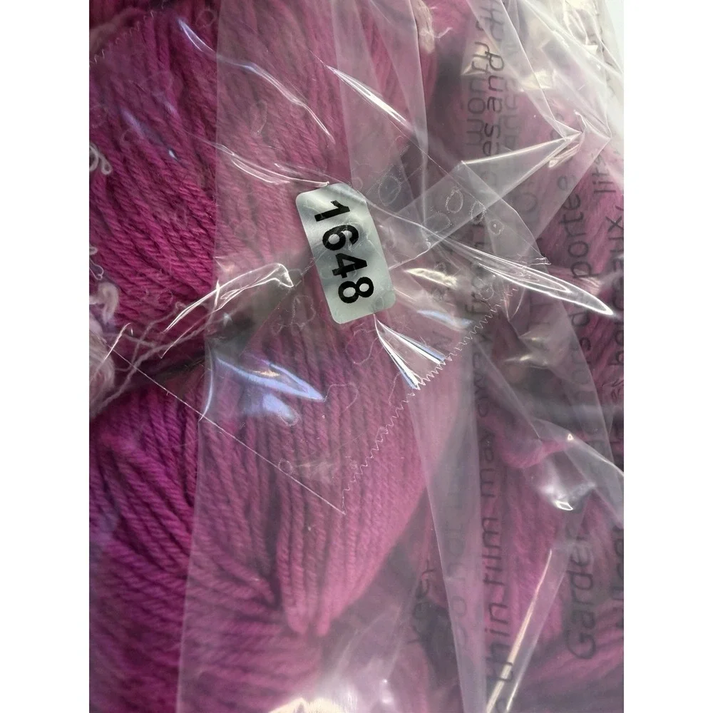The Buffalo Wool Co Yarn Superwash Merino & Bison Down Sockweight Lot‎ Of 2 Pink